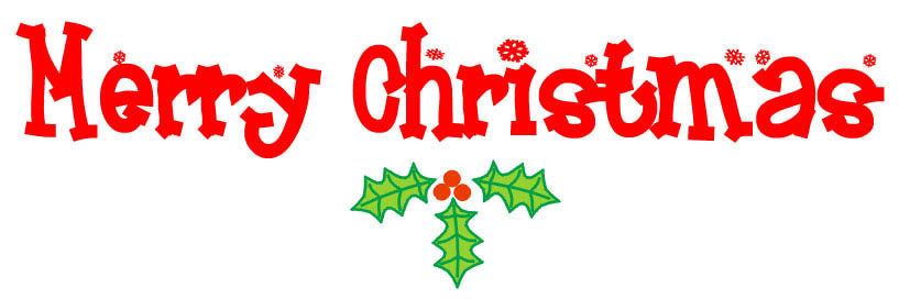 Merry Christmas Clip Art Words & Merry Christmas Clip Art Words.