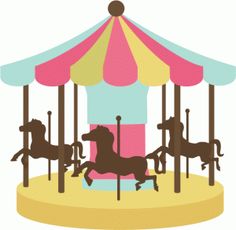 Merry go round clipart carnival.