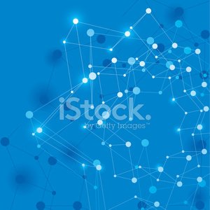 Abstract mesh vector illustration, template for technology.