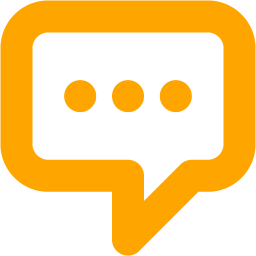 Orange message 2 icon.