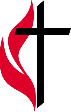 Cross And Flame Clipart United Methodist.