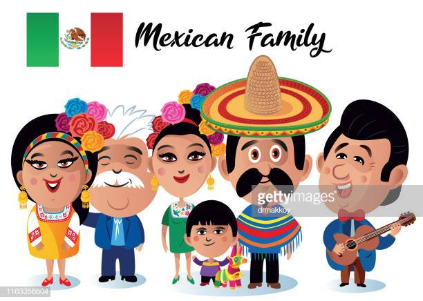 36 Mexican Family Stock Illustrations, Clip art, Cartoons.