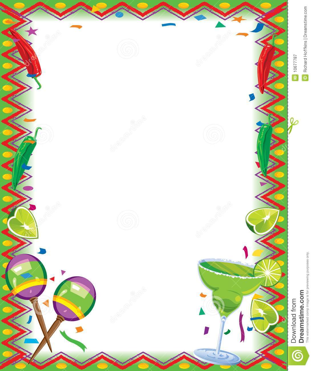 Fiesta Border Template Free