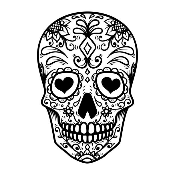 mexican skull clipart 10 free Cliparts | Download images on Clipground 2024