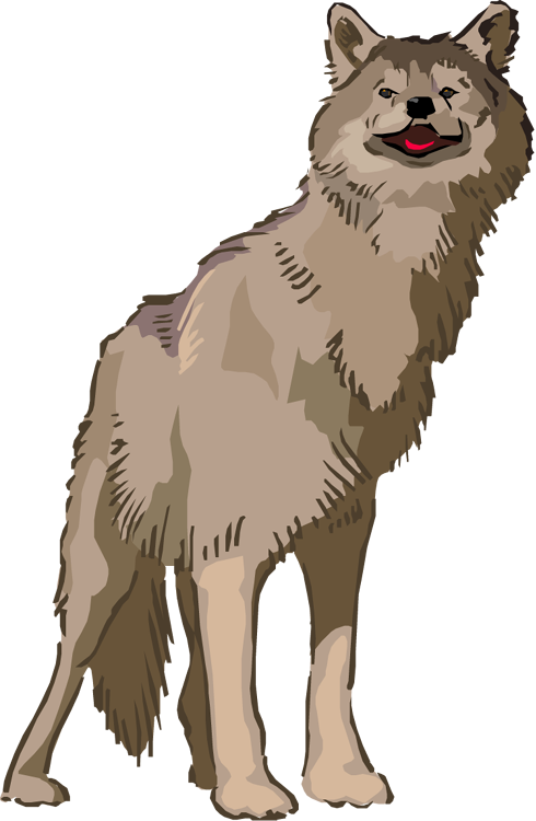 Free Wolf Clipart.