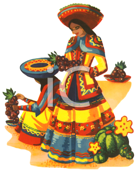 Traditional Mexican Woman.
