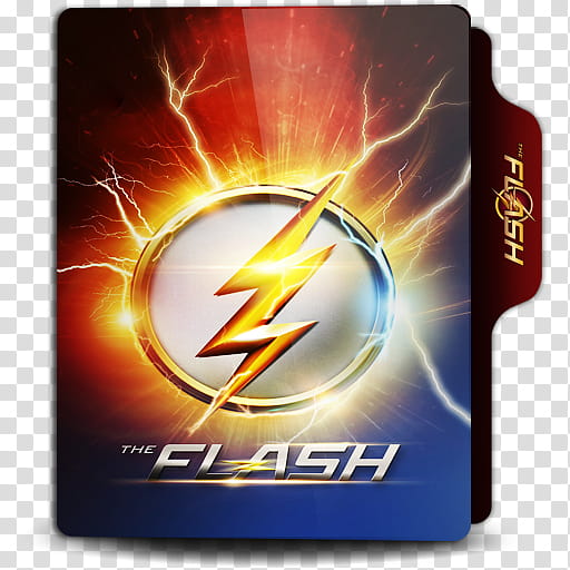 The Flash Series Folder Icon , MF transparent background PNG.