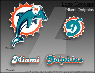 Miami Dolphins Concept.