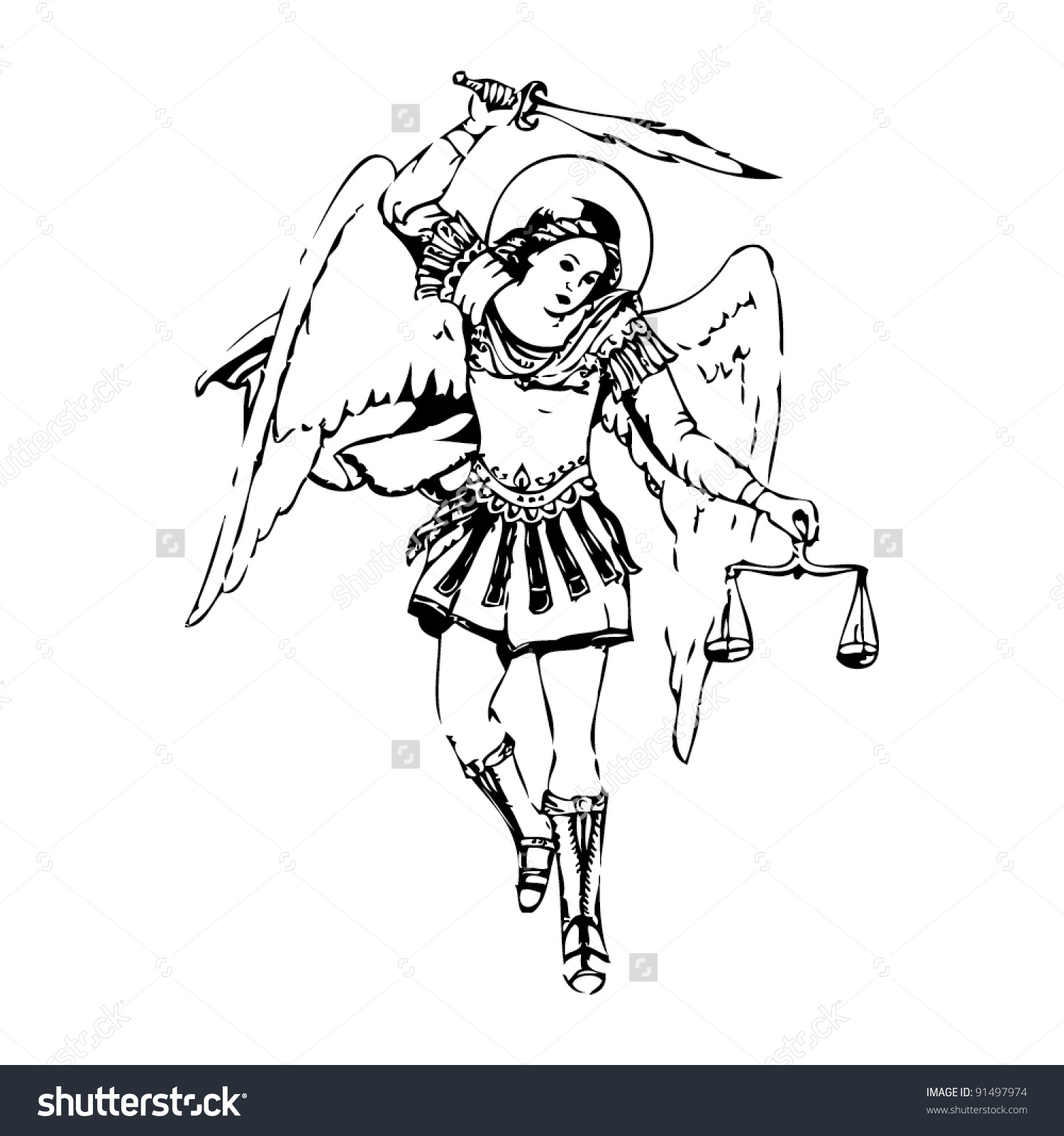 The archangel clipart - Clipground