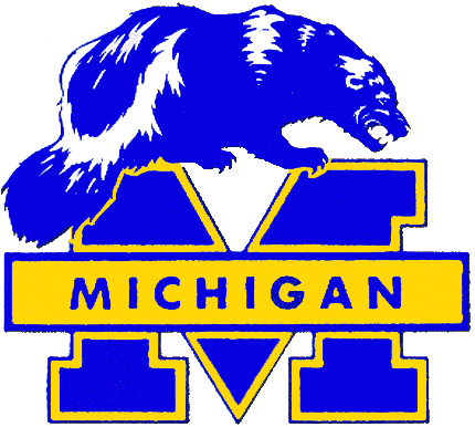 Michigan go blue clip art.