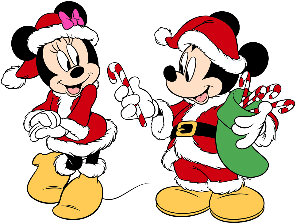 Mickey Mouse Christmas Clip Art.