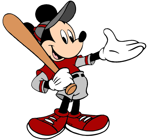 Disney Baseball Clip Art Images.