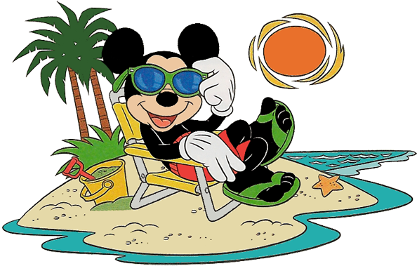 Download HD Beach Clipart Mickey Mouse.