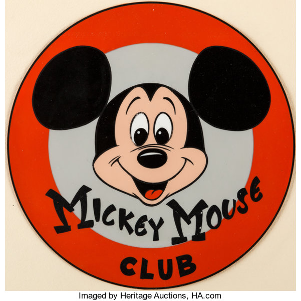 Mickey Mouse Club Color Model Cel (Walt Disney, 1955.