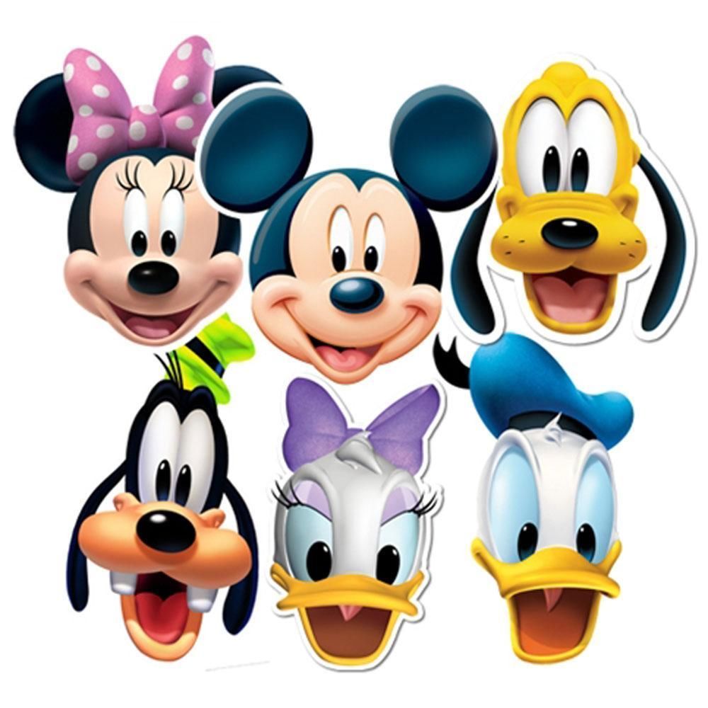 Mickey Mouse Clubhouse Characters Faces Clipart Panda Free.