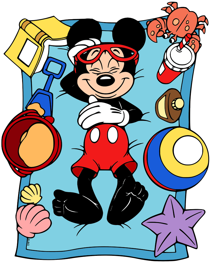 Mickey Mouse Clip Art.
