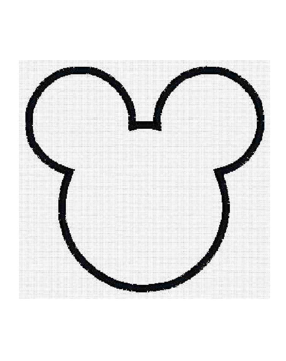 Free Mickey Mouse Ears Outline, Download Free Clip Art, Free.