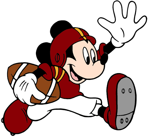 mickey mouse football player.