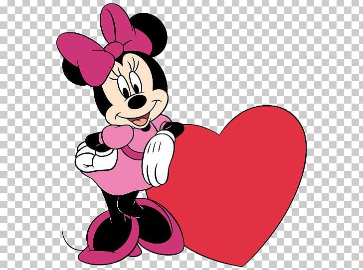 Minnie Mouse Mickey Mouse Daisy Duck Valentine's Day PNG.