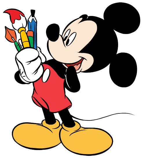 Artist Mickey Mouse Clipart.