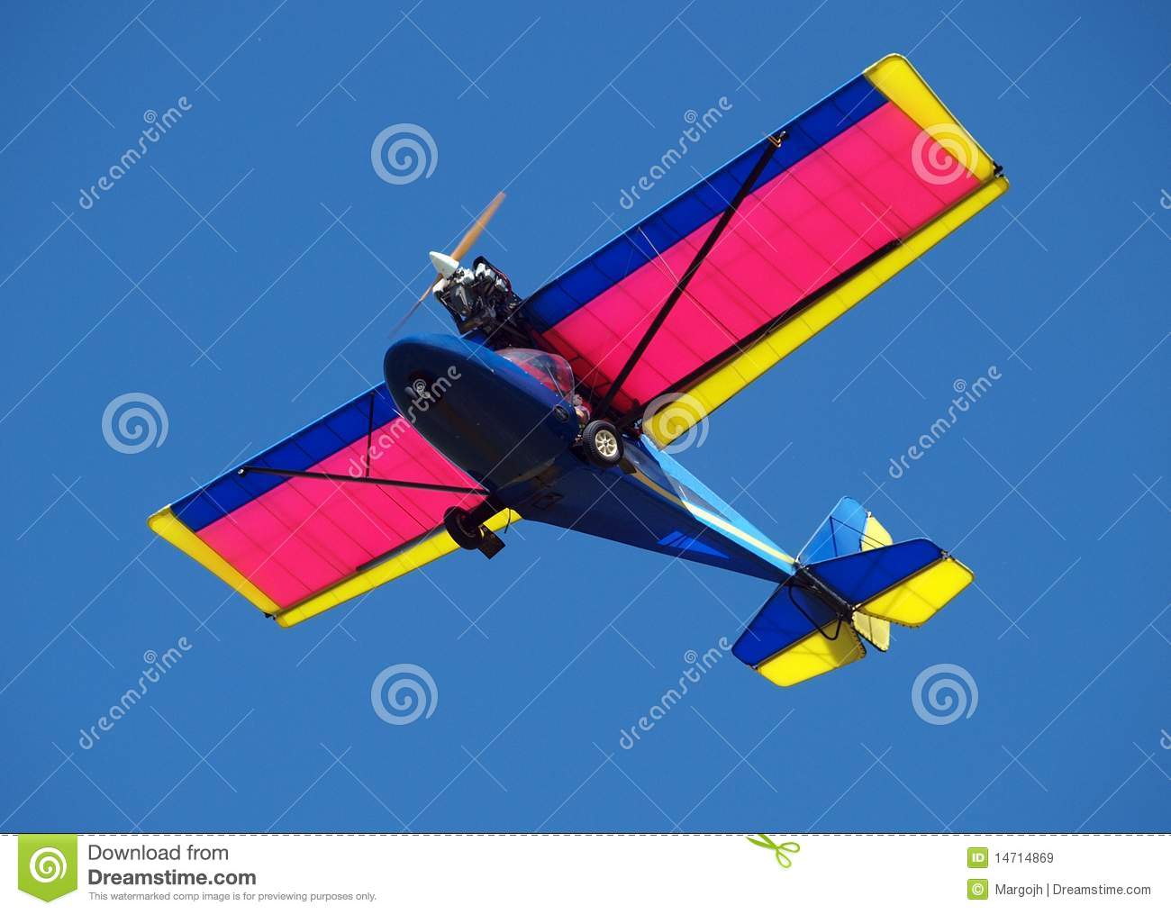 Microlight Plane Royalty Free Stock Images.