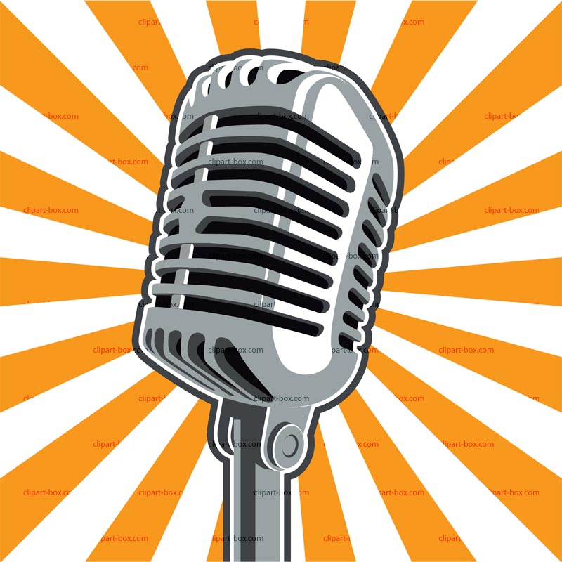 Radio Microphone Clipart.