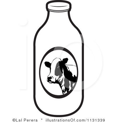Milk Bottle Clip Art Black and White ..