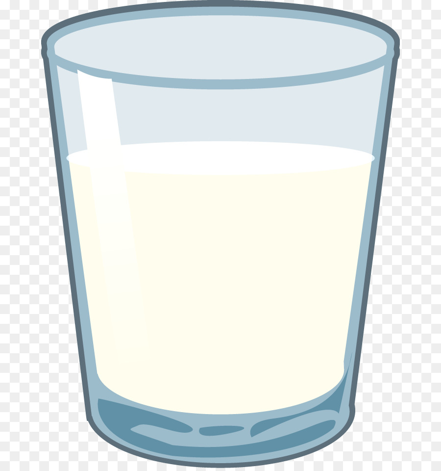 Milk In Glass Clipart.