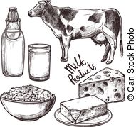 Milk products Clipart Vector Graphics. 11,018 Milk products EPS.