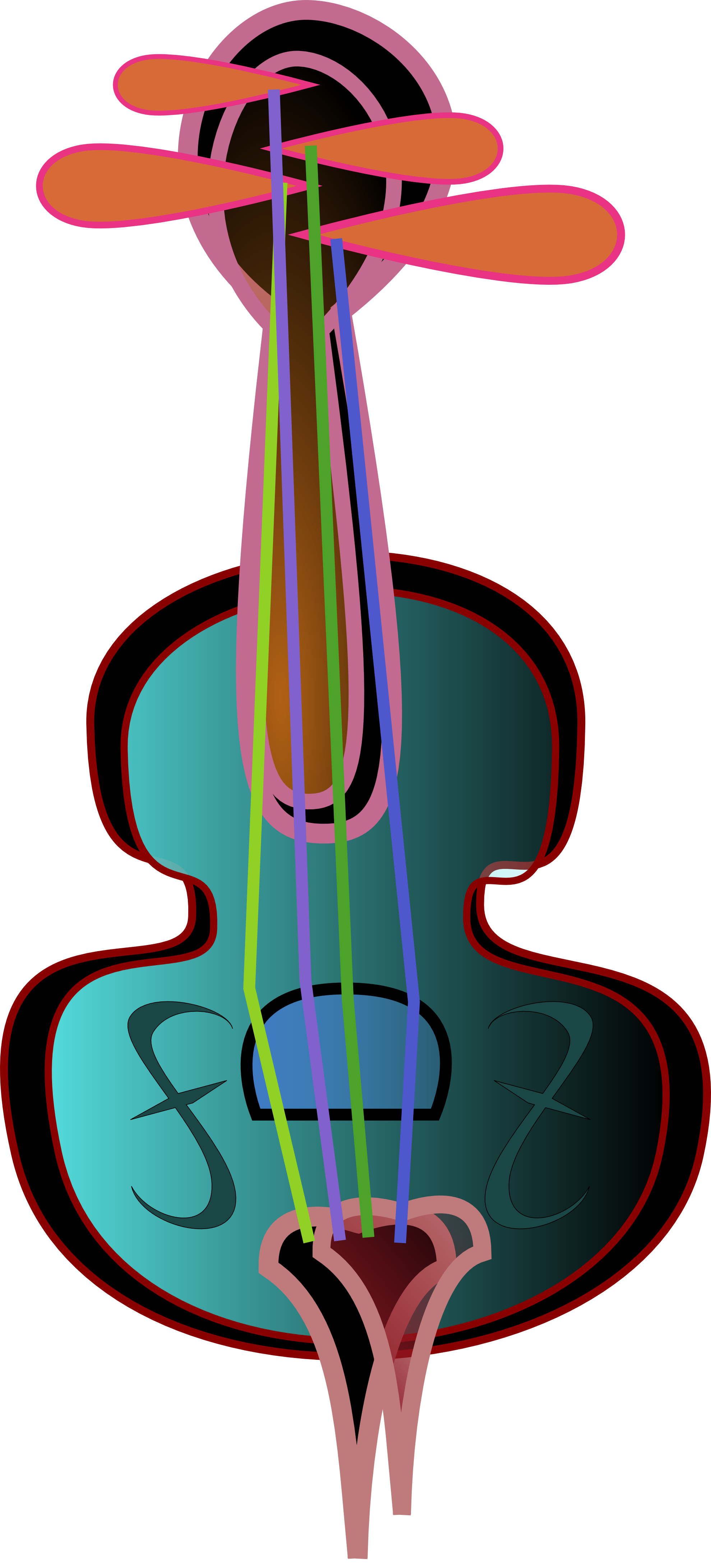 clipartist.net » Clip Art » violin super duper SVG.