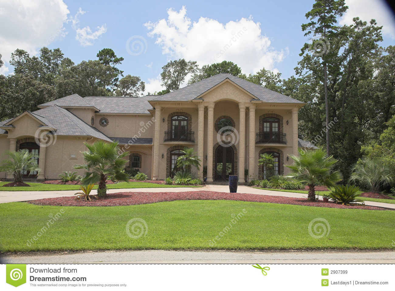 Million Dollar Homes Series Royalty Free Stock Images.