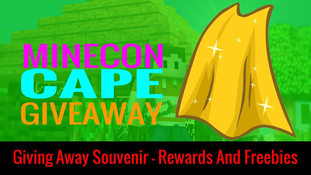 MINECON CAPE GIVEAWAY (2016).