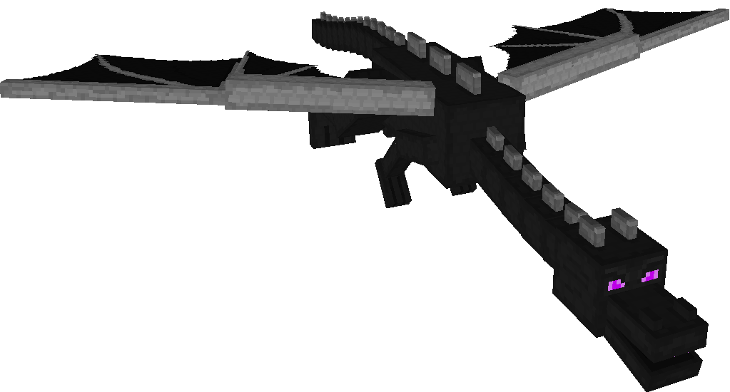Minecraft Ender Dragon Cut Out