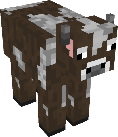 minecraft cow shirt