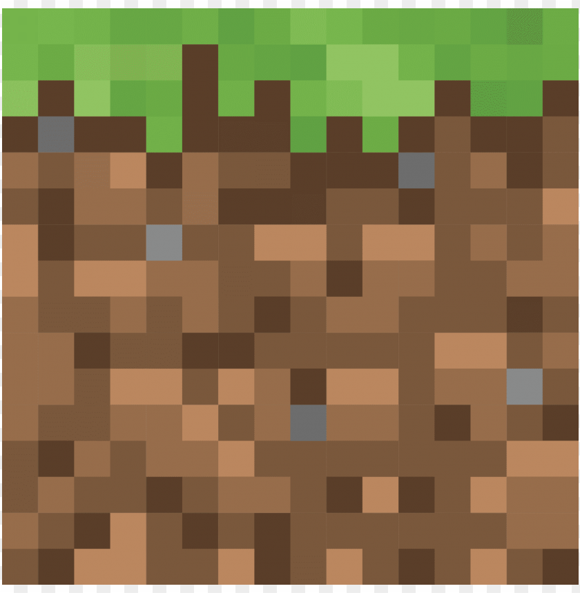 block of grass from the game minecraft.