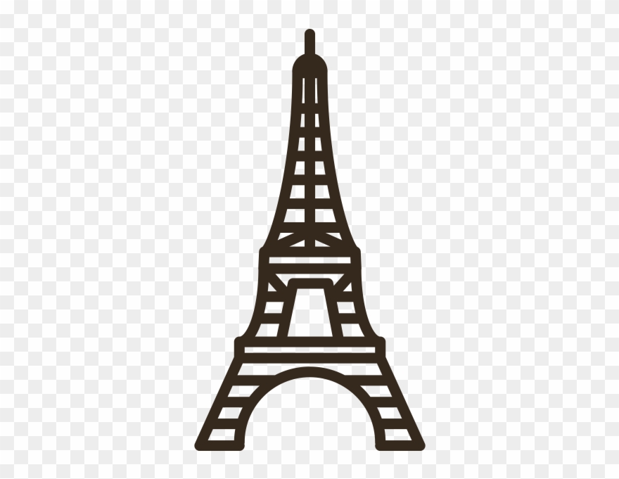 Eiffel Tower Minimalist Clipart (#491177).