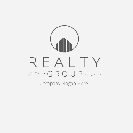 Minimalist Real Estate Logo Design for Real Estate Company.