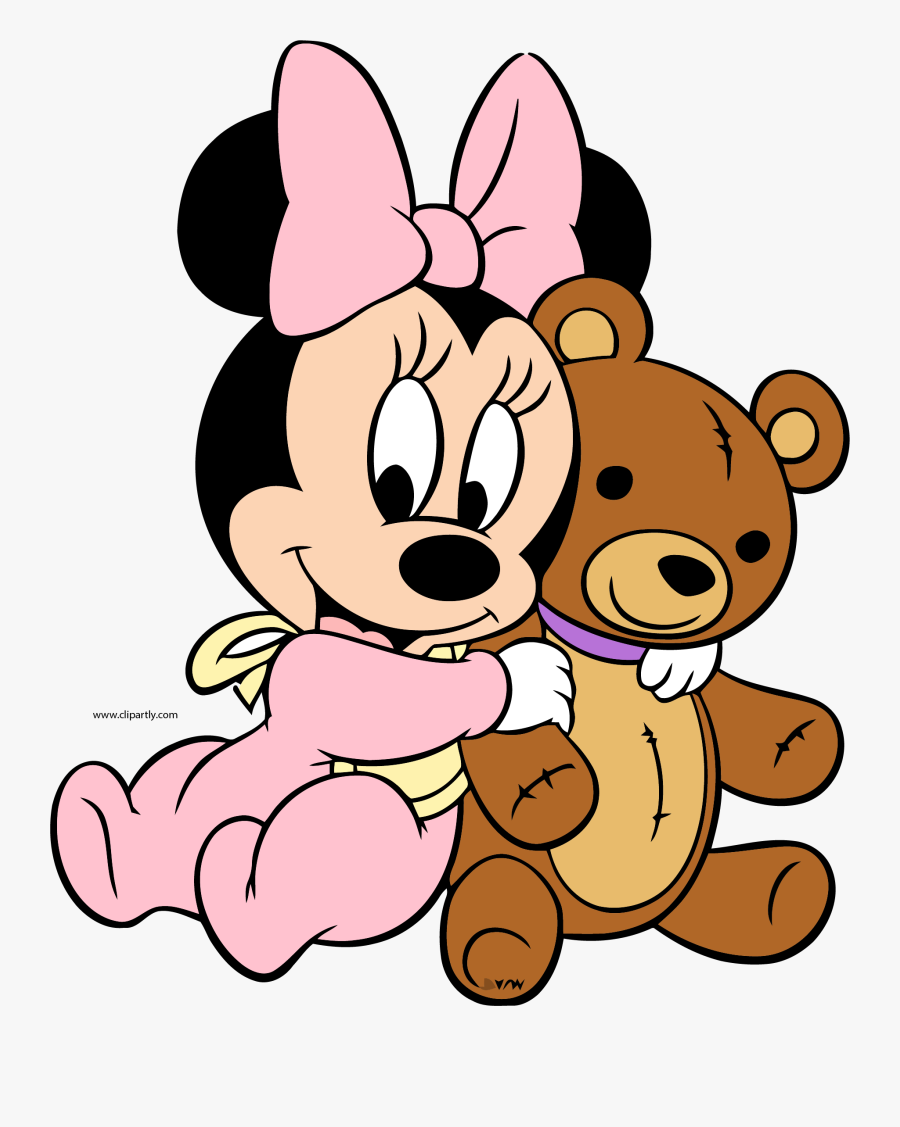 Baby Minnie Bear Toy Clipart Png.