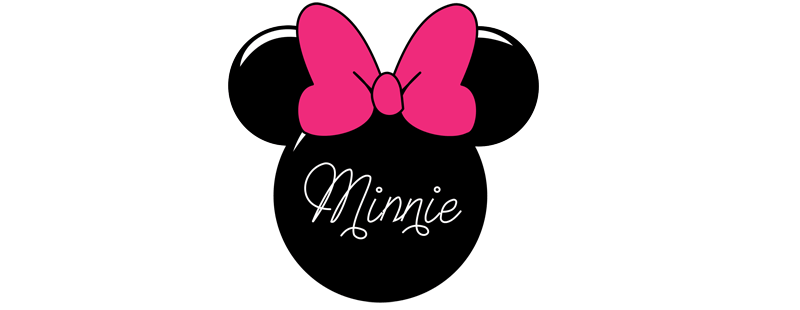 Minnie mouse Logos.