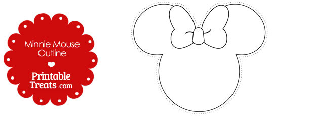 Free Minnie Mouse Head Outline, Download Free Clip Art, Free.
