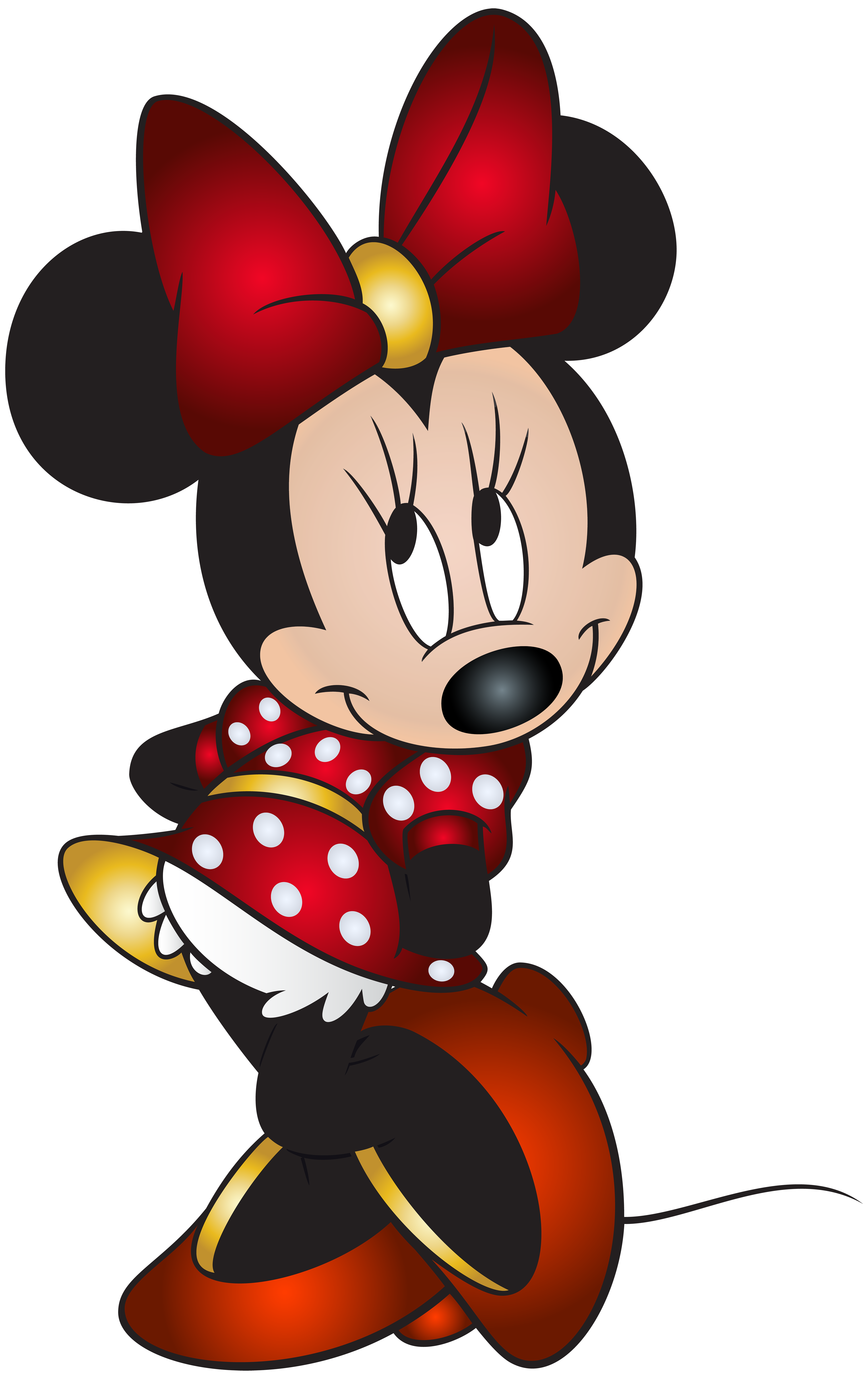 Minnie Mouse Free PNG Clip Art Image.
