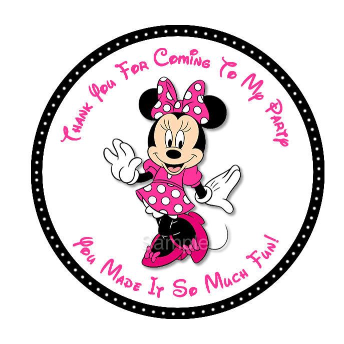 Minnie Mouse Thank You Clip Art