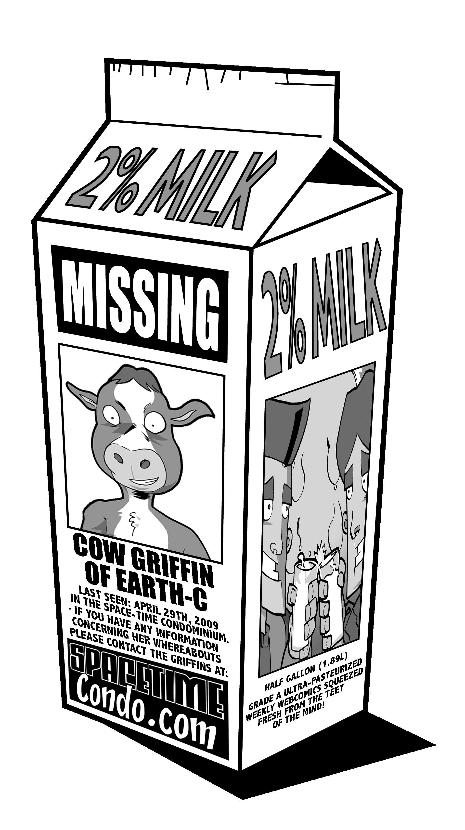 Milk Carton Missing Clip Art.