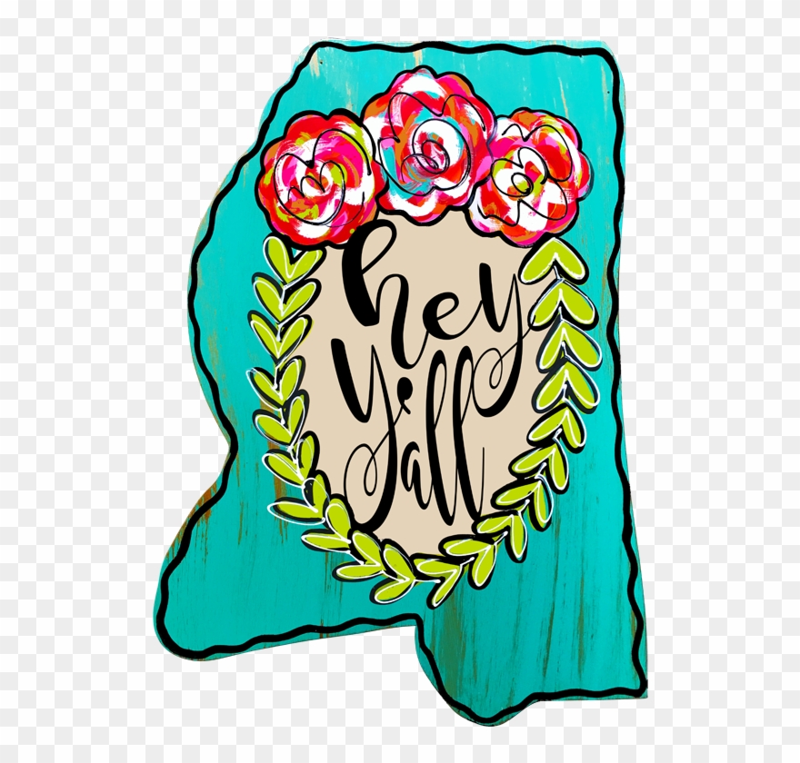 Mississippi Floral State Clipart (#3251082).