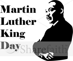 Martin Luther King Jr Day Clipart.