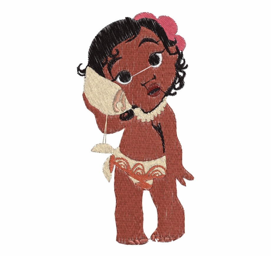 Baby Moana, Transparent Png Download For Free #2236657.
