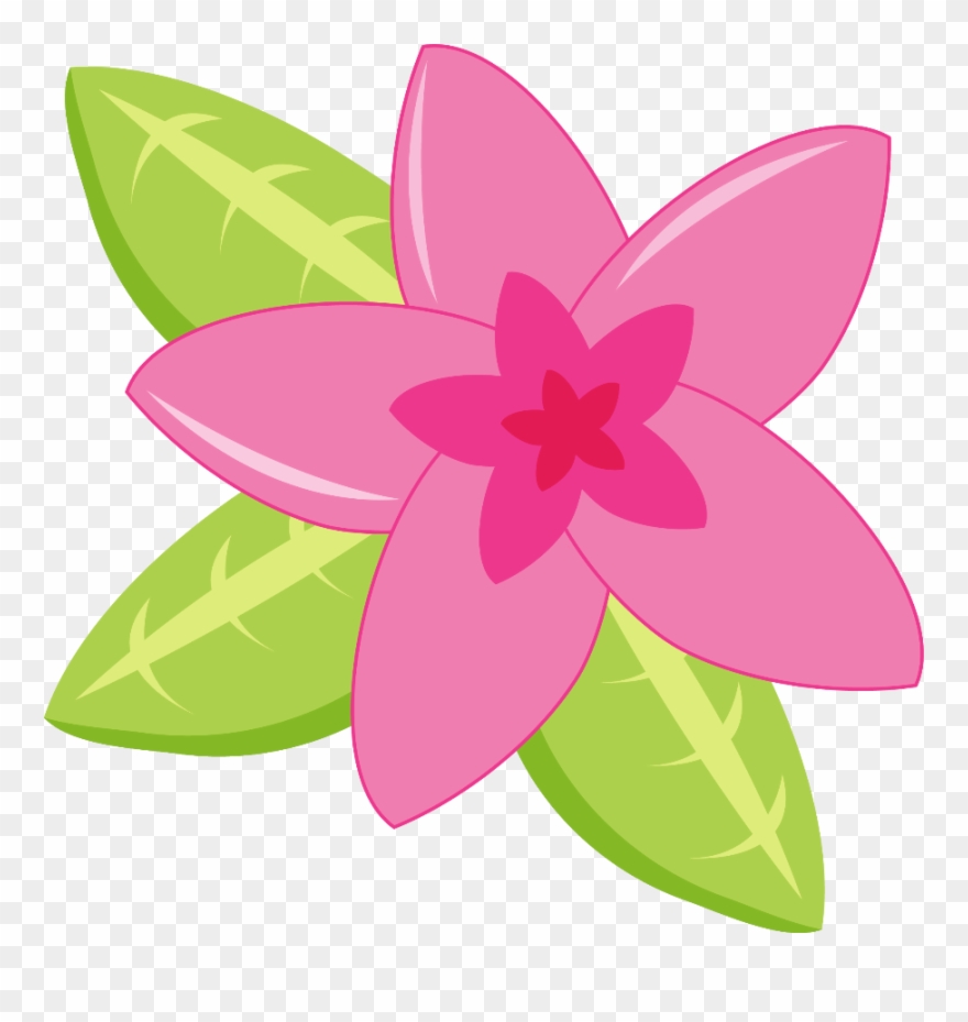 Pink Flower Clipart Moana.
