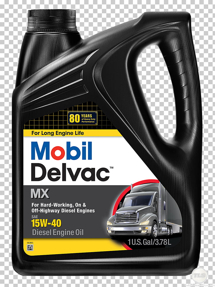 Motor oil ExxonMobil Mobil Delvac Diesel fuel, engine PNG.