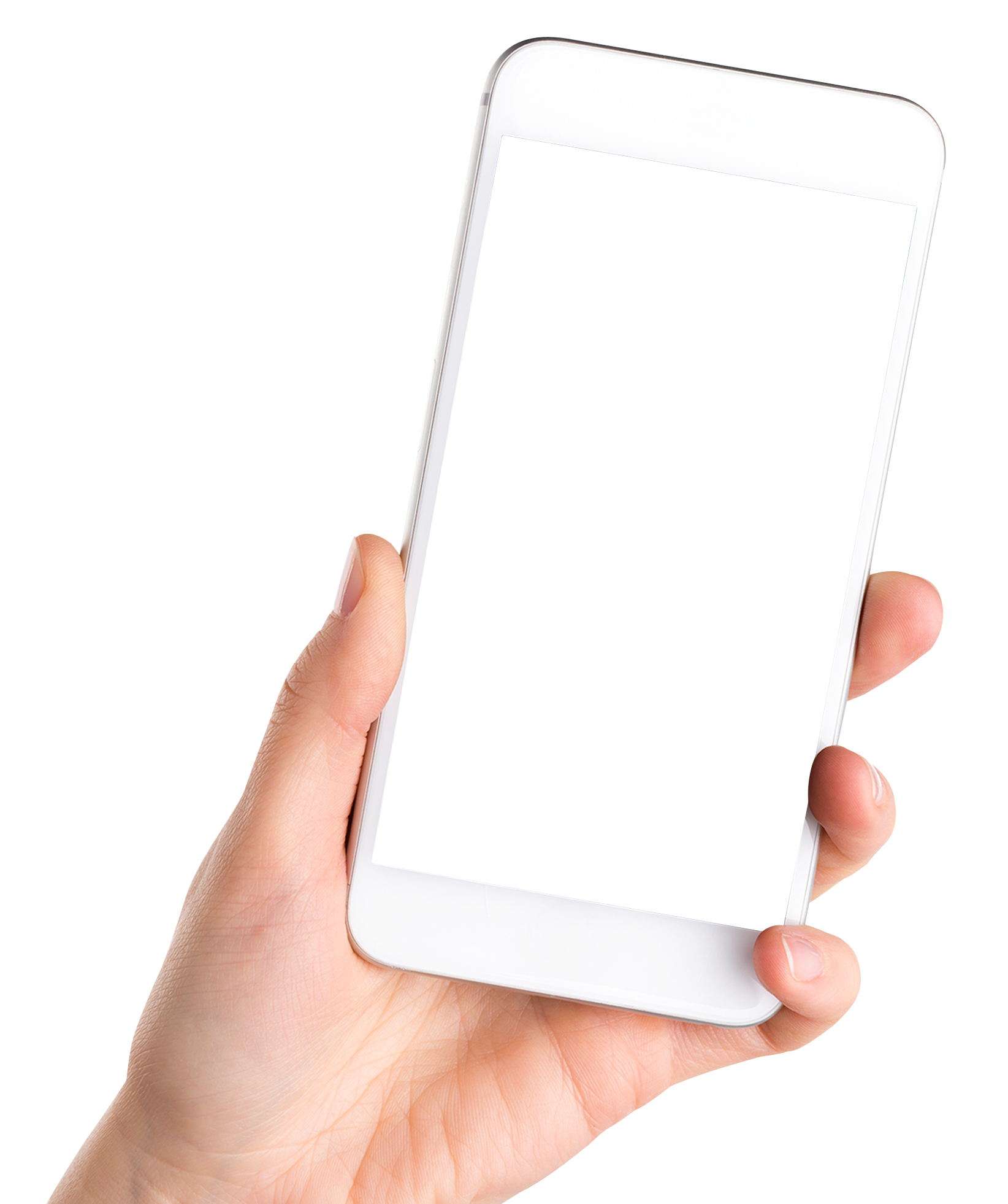 Phone In Hand PNG Image.