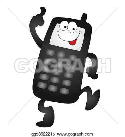 Mobile Phone Clip Art.